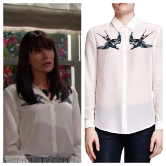 Chemisier The Kooples T.M - Taille M, Multicolore - Occasion Très Bon état